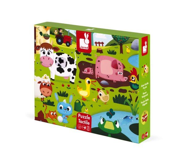 PUZLE TÁCTIL "LOS ANIMALES DE LA GRANJA" 20 PZAS - Imagen 3