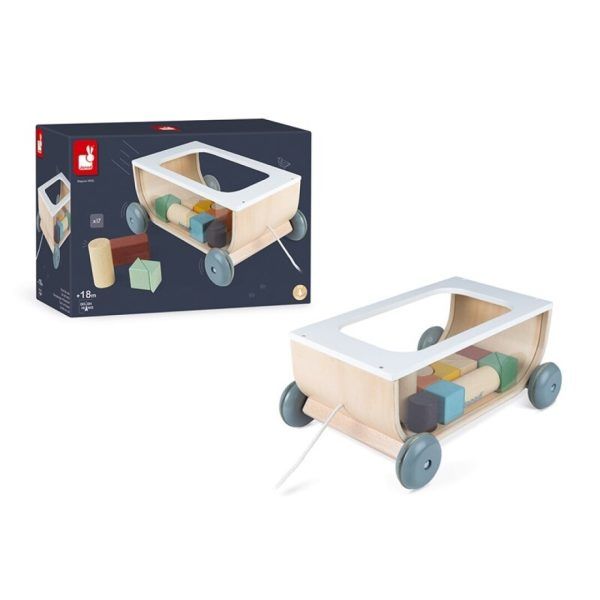 Carrito con bloques