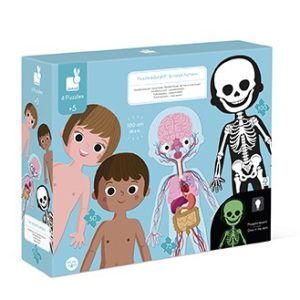 Puzle educativo cuerpo humano 50,75,100 PZ