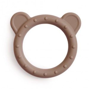 MORDEDOR SILICONA BEAR NATURAL 10X9X1 CM