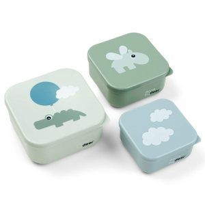 3 Cajas Snack Happy clouds Green