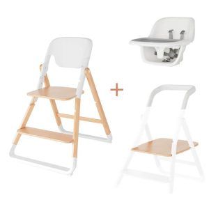 Trona Evolve 3-en-1 (Trona+Silla+Torre) - Madera natural