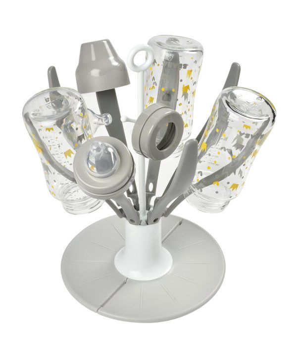 Escurre biberones plegable flower grey - Imagen 2