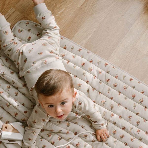 Leggings orgánico Flowers T. 3M/6M - Imagen 2