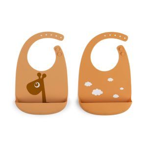 Silicone bib 2-pack Raffi