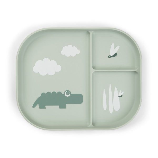 Foodie compartment plate Croco