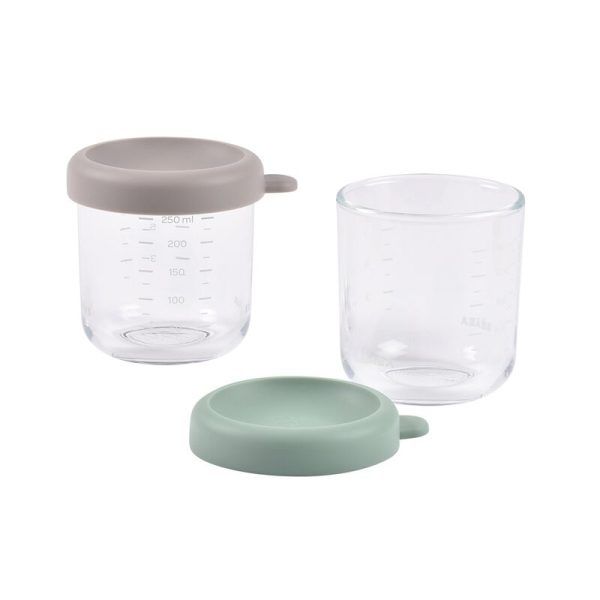 JUEGO DE 2 PORCIONES DE VIDRIO DE 250 ML - Imagen 3
