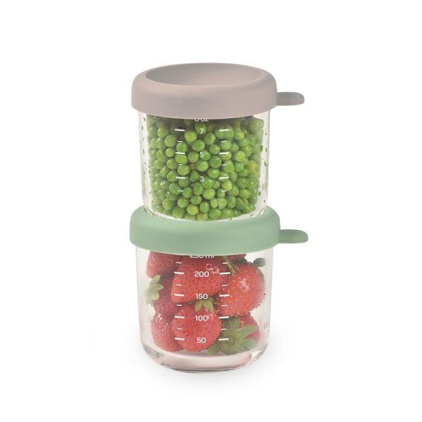 JUEGO DE 2 PORCIONES DE VIDRIO DE 250 ML - Imagen 2
