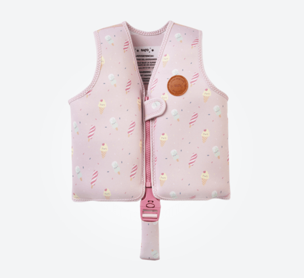 Chaleco de flotación rosa 1-3 años