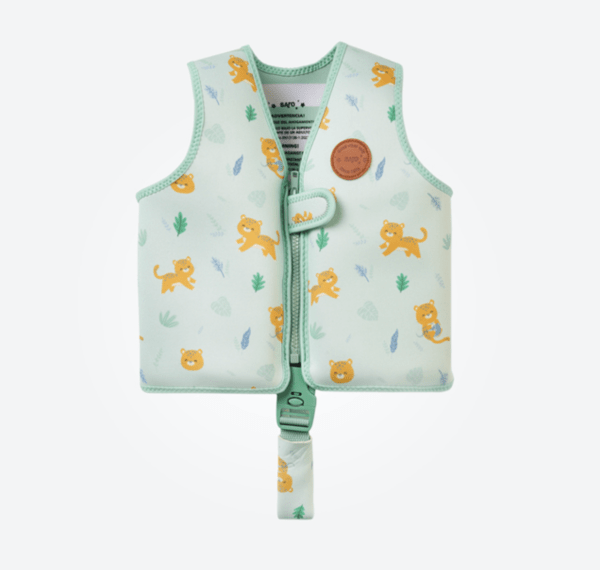 Chaleco de flotación verde 1-3 años