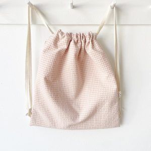 BOLSA ROPA INTERIOR IMPERMEABLE VICHY ROSA