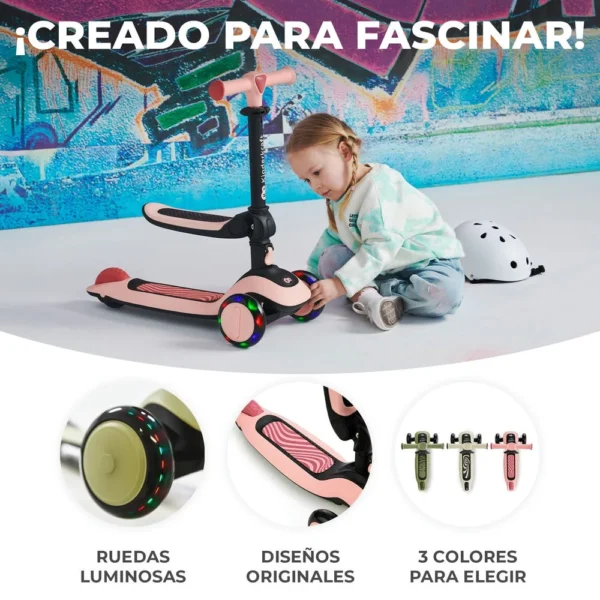 Bicicleta de equilibrio y patinete de tres ruedas HALLEY - Imagen 5