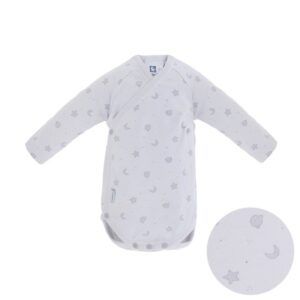 BODY RECIEN NACIDO M.LARGA TEDDY GRIS