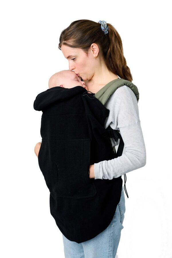 Cobertor de porteo polar Momawo ECO New Black