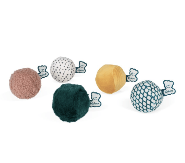 Bolas blandas sensoriales para bébé (5 unidades)
