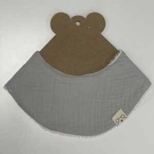 Bandana muselina gris La Mimosina
