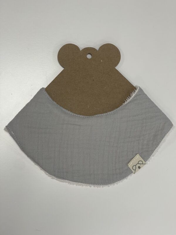 Bandana muselina gris La Mimosina