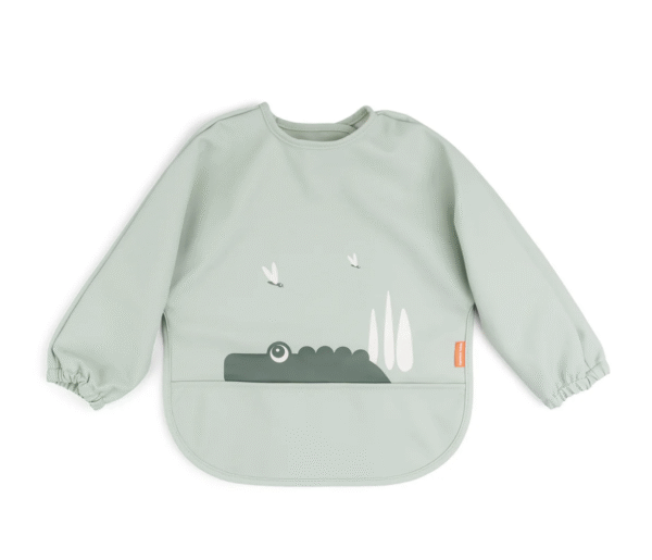Babero con bolsillo y mangas Crocco
