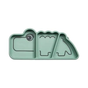 Plato Silicona Stick&Stay - Croco - Verde