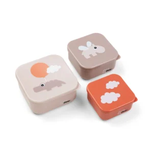3 Cajas Snack - Happy clouds - Rosa
