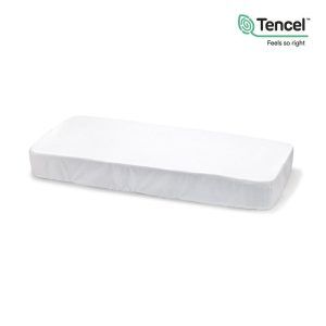 PACK 2 BAJERAS AJUST.IMPER.TENCEL CUNA 60 - Blanca
