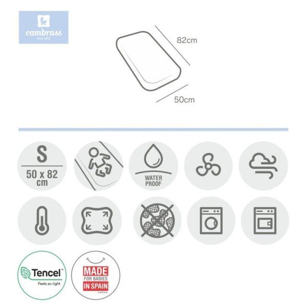 PACK 2 BAJERAS AJUST.IMP.TENC.MINICUNA 50x80 - BLANCO - Imagen 3