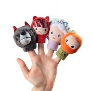 CAPERUCITA ROJA MARIONETAS DE DEDO