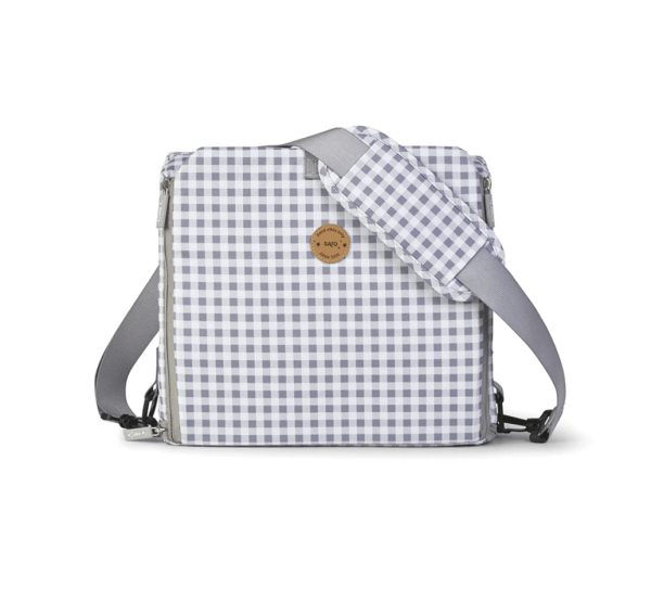 Trona Portable Saro Vichy gris - Imagen 5