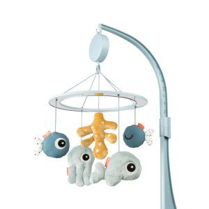 Musical mirror mobile Sea friends Blue
